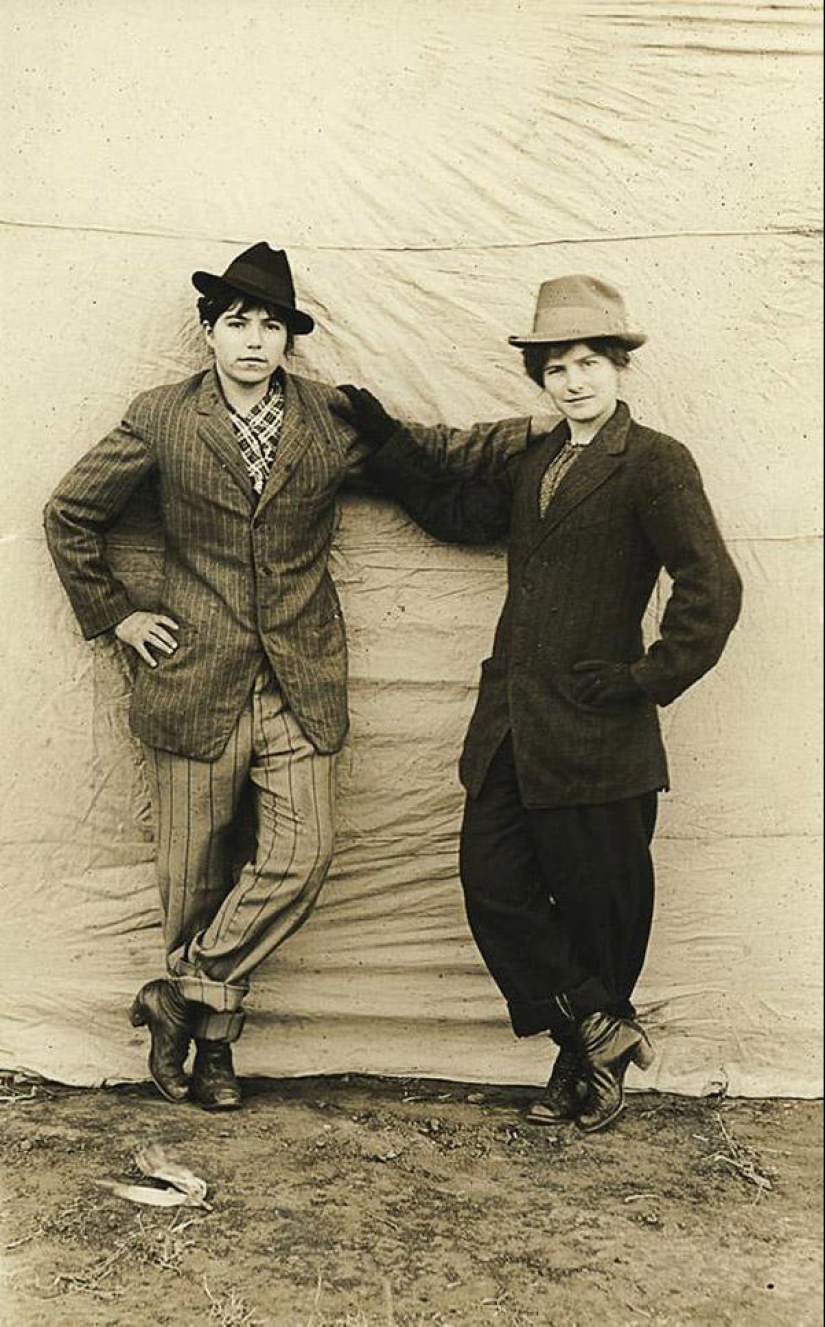 Representatives of the LGBT community at the beginning of the last century Representatives of the LGBT community at the beginning of the last century