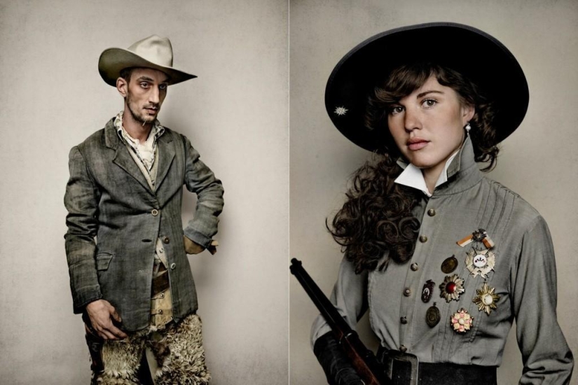 Retratos a la antigua por Billy &amp; Hells