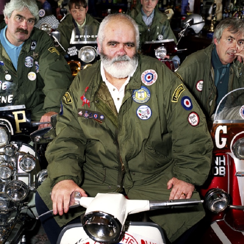 Retratos de británicos informales y rebeldes envejecidos