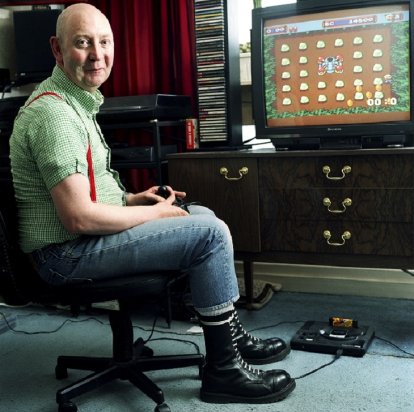 Retratos de británicos informales y rebeldes envejecidos