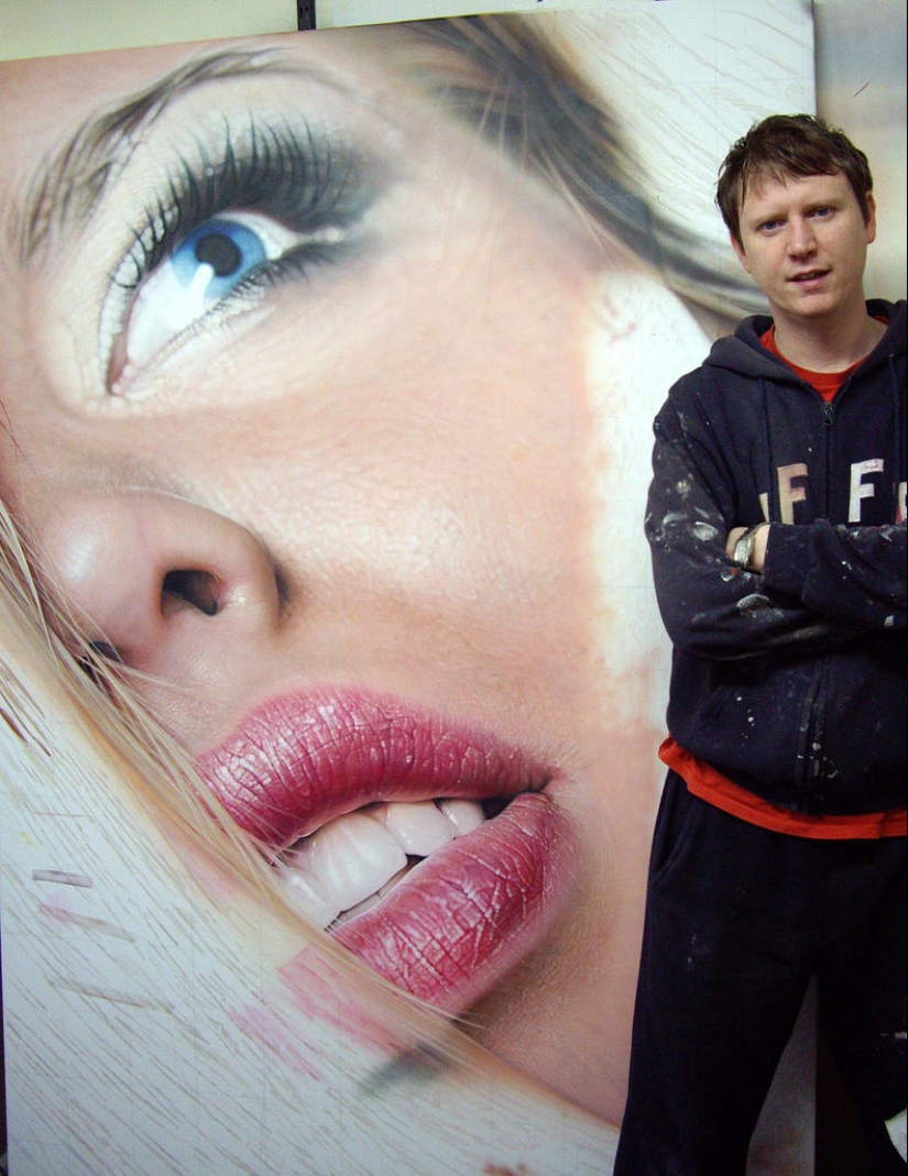 Retratos fotorrealistas de Simon Hennessy Retratos fotorrealistas de Simon Hennessy