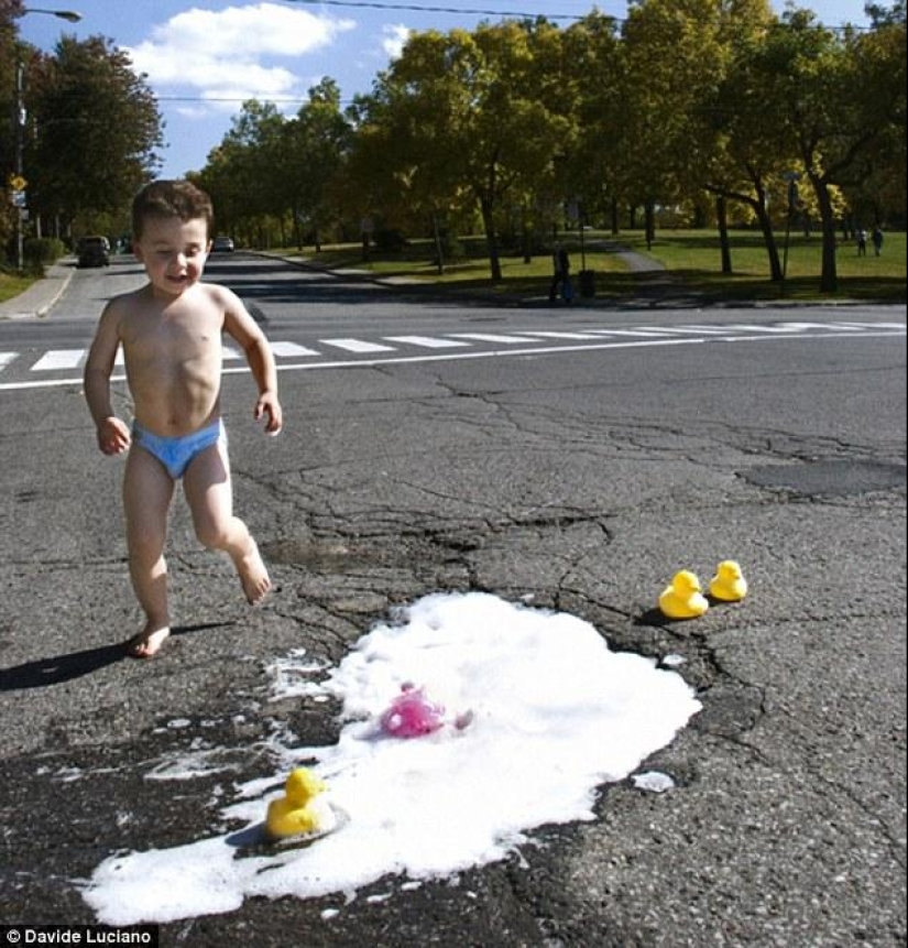 Road potholes as an art object