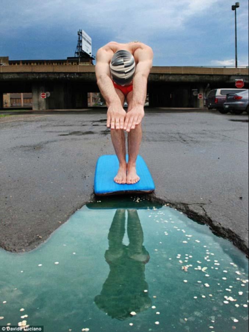 Road potholes as an art object