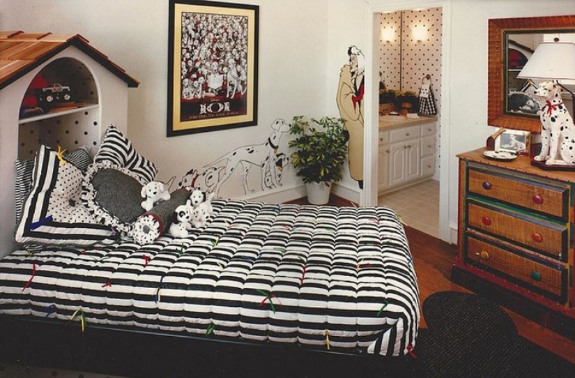 Rooms inspired by Disney fairy tales