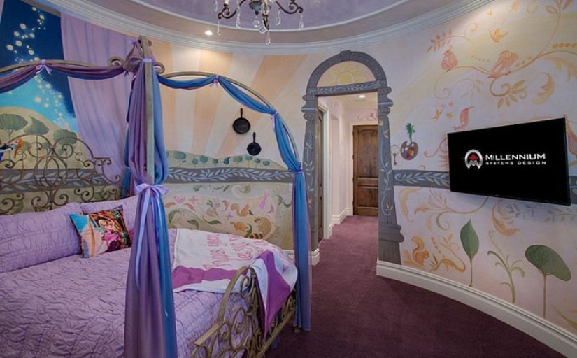 Rooms inspired by Disney fairy tales