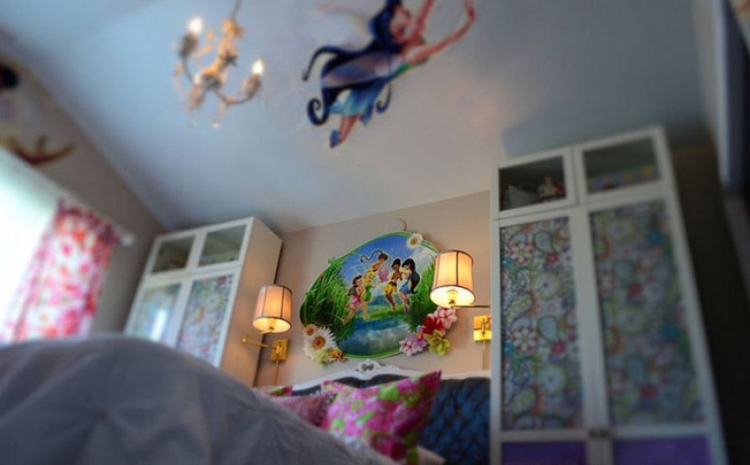 Rooms inspired by Disney fairy tales
