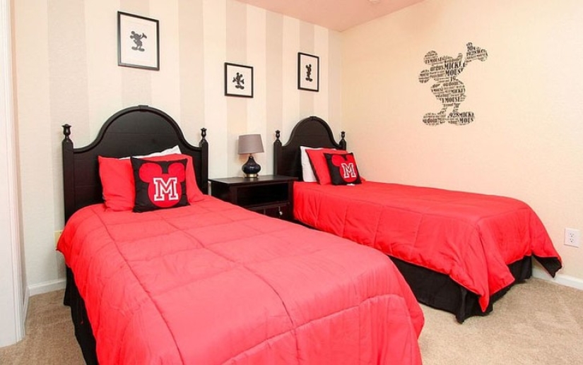 Rooms inspired by Disney fairy tales