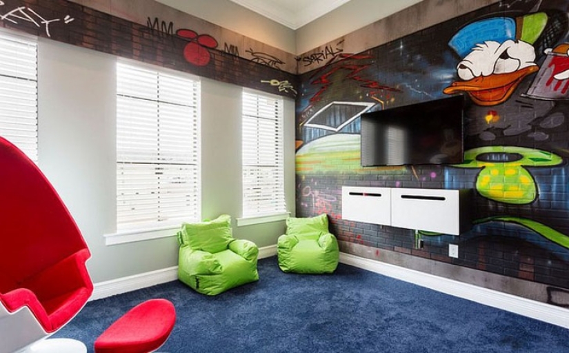 Rooms inspired by Disney fairy tales