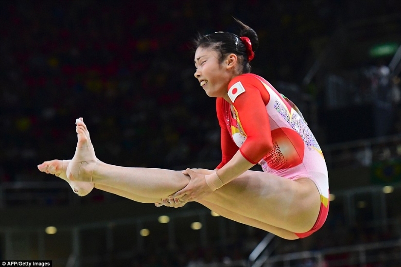 Rostros curiosos de gimnastas olímpicas en Río