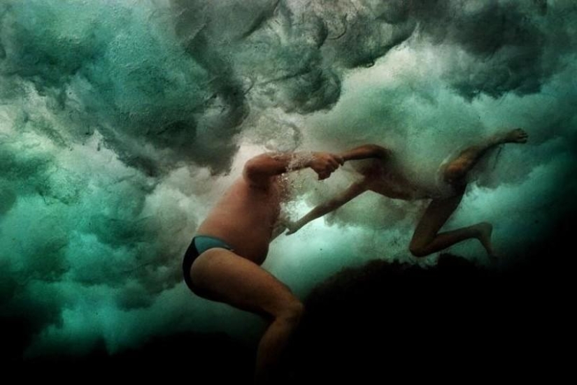 Running under the waves