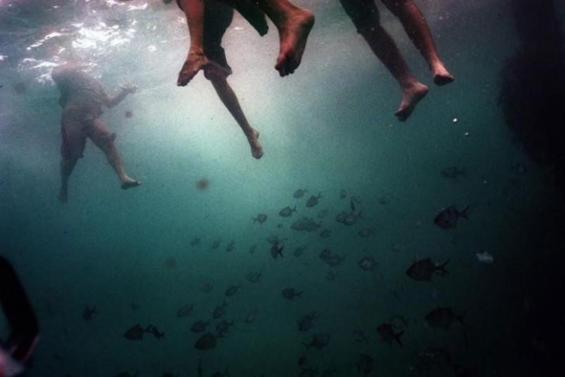 Running under the waves