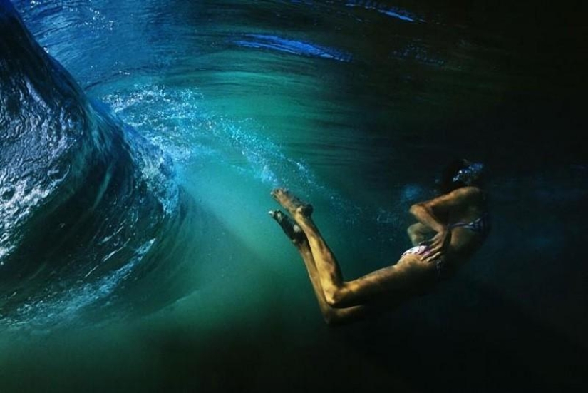 Running under the waves