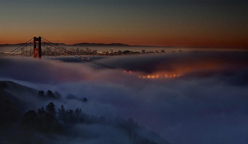 San Francisco in the fog