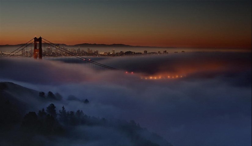 San Francisco in the fog