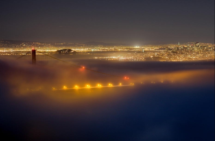 San Francisco in the fog