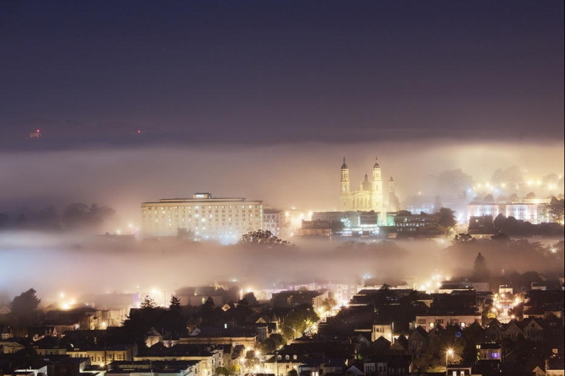 San Francisco in the fog