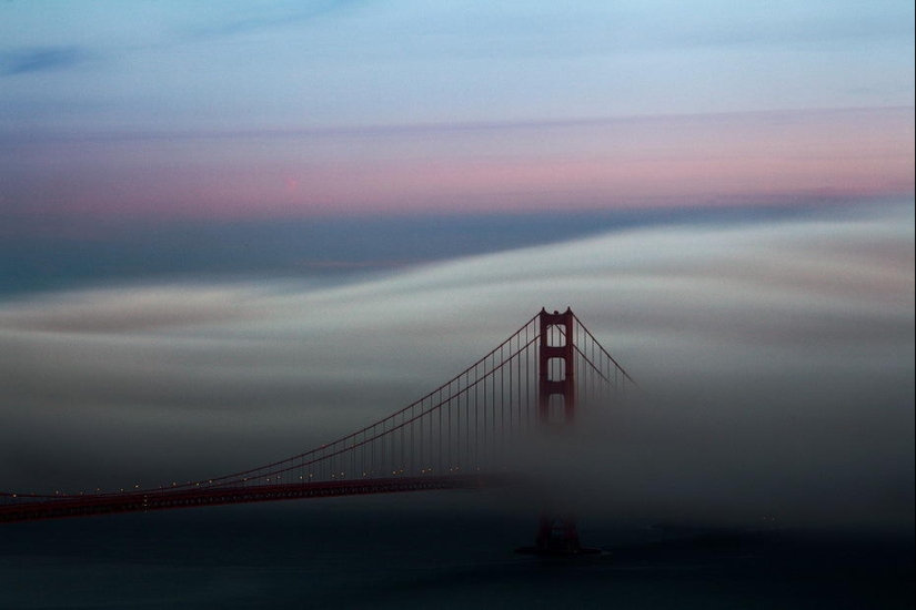 San Francisco in the fog