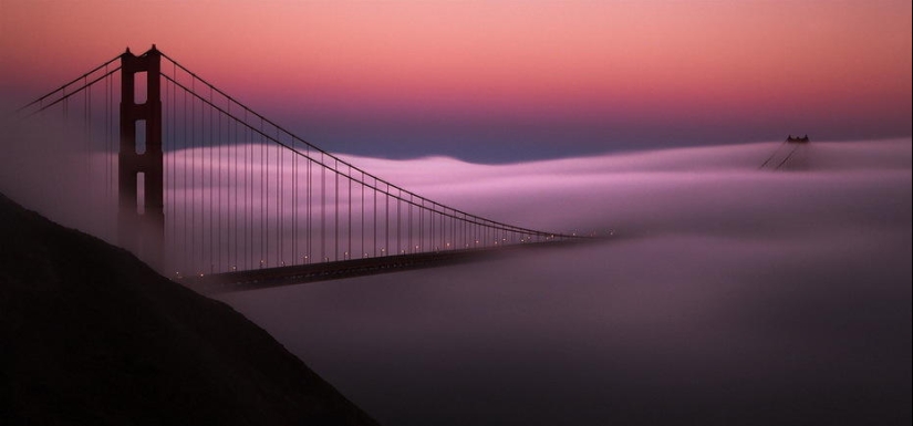 San Francisco in the fog