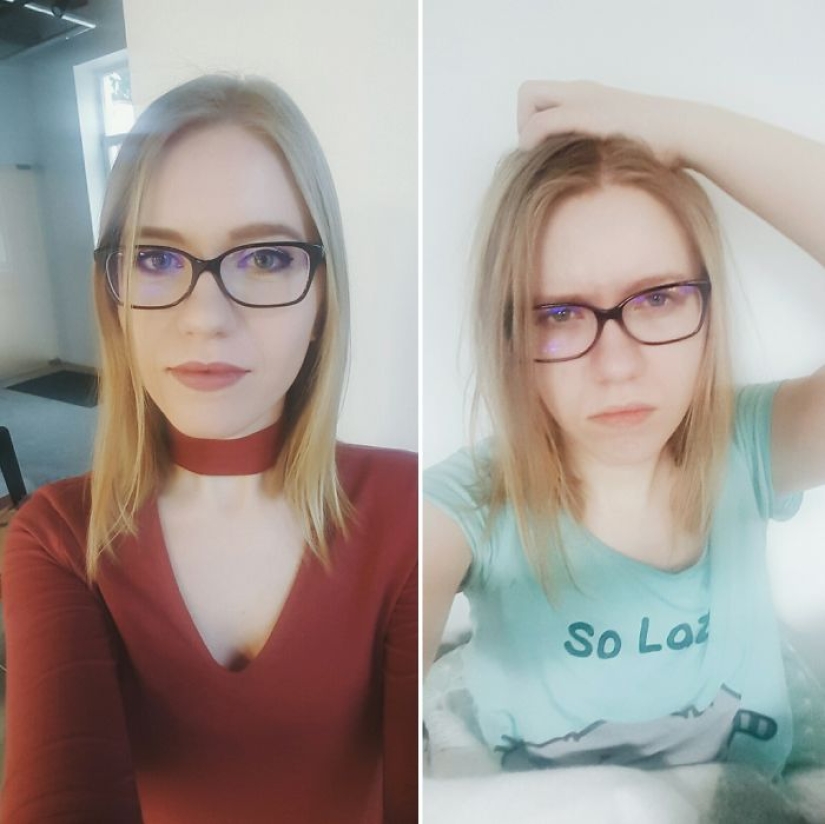 Saturday Night vs Sunday Morning: Before and after