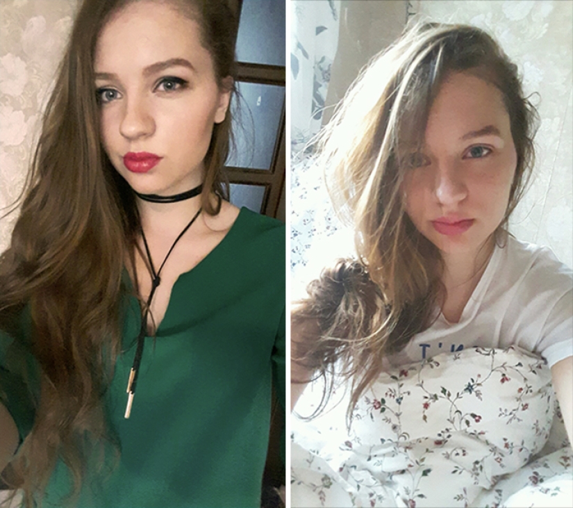 Saturday Night vs Sunday Morning: Before and after