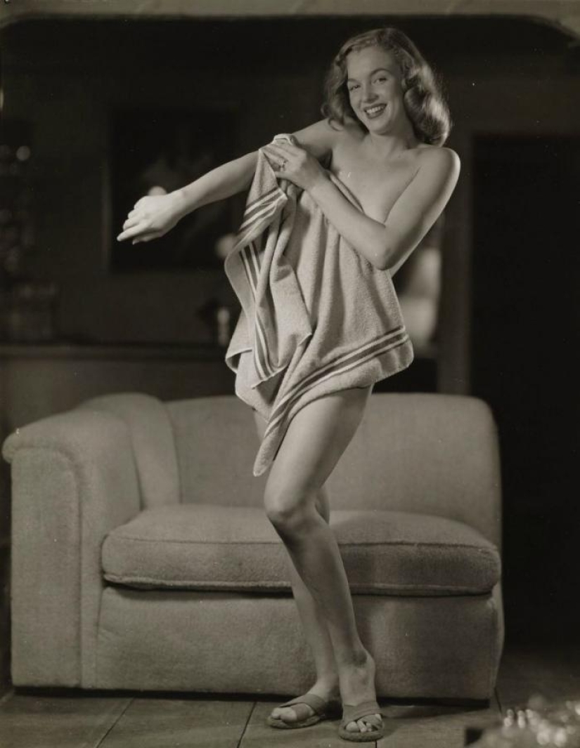Scandalous erotic pictures of Marilyn Monroe, which few people know about