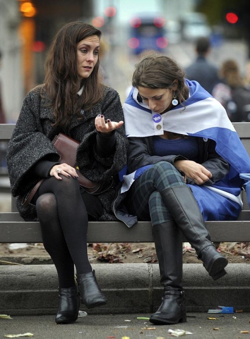 Scottish reaction to independence referendum results Scottish reaction to independence referendum results
