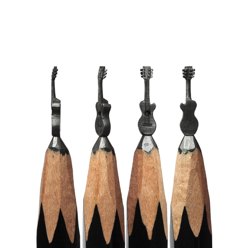 Sculptor from Ufa turns pencils into famous heroes