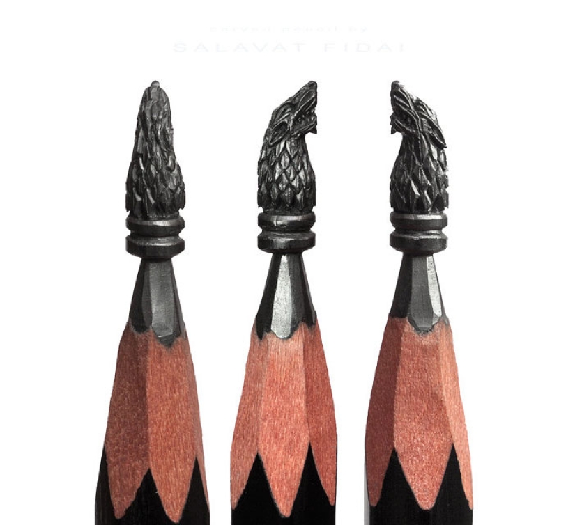Sculptor from Ufa turns pencils into famous heroes