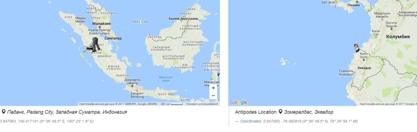 Se ha creado un mapa interactivo que muestra dónde puede encontrarse cavando un túnel a través del suelo