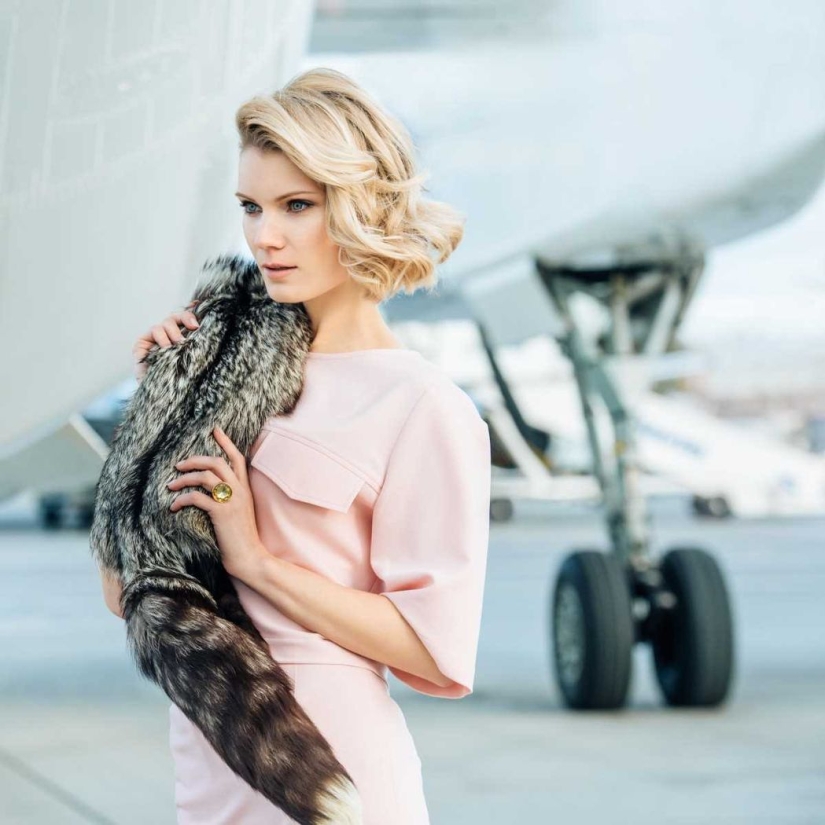 Seductive Latvian flight attendants in the calendar for 2016