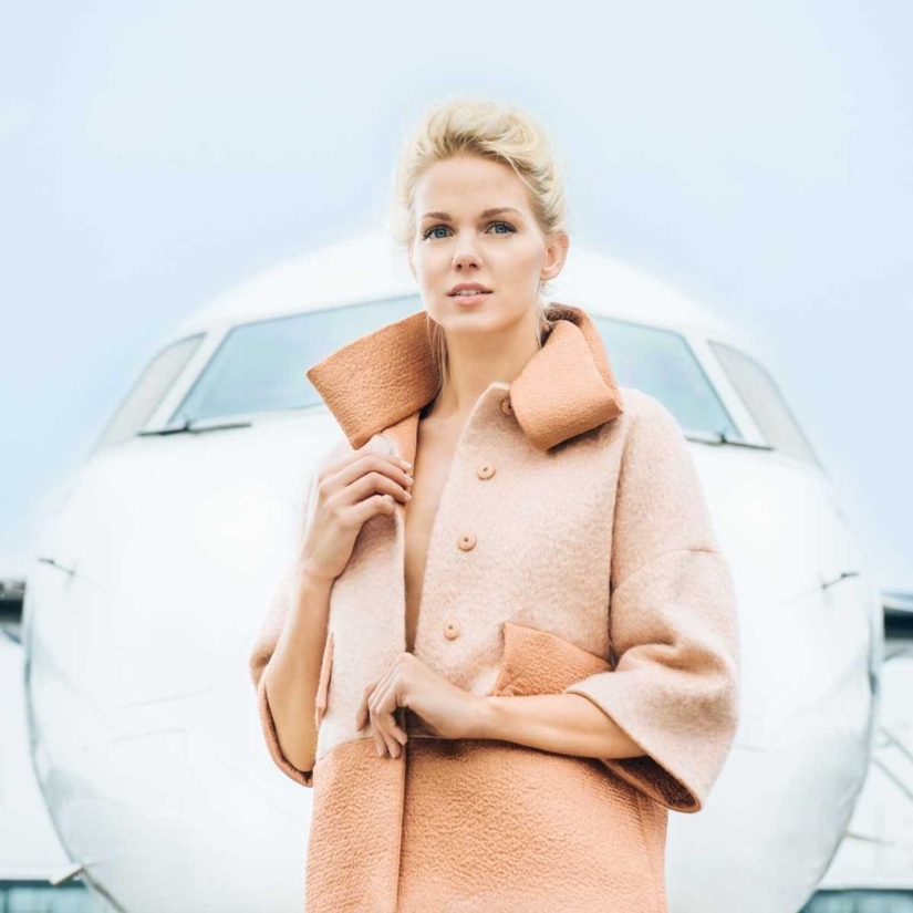 Seductive Latvian flight attendants in the calendar for 2016