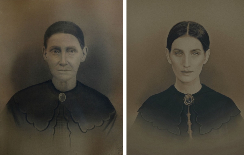 Seven generations of family