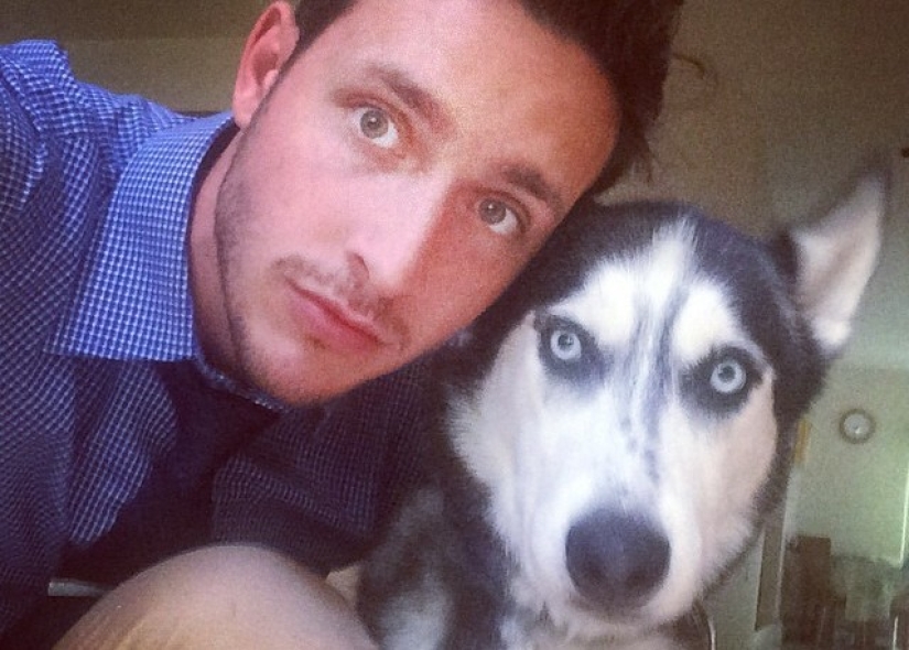 Sexy doctor and his glorious husky!