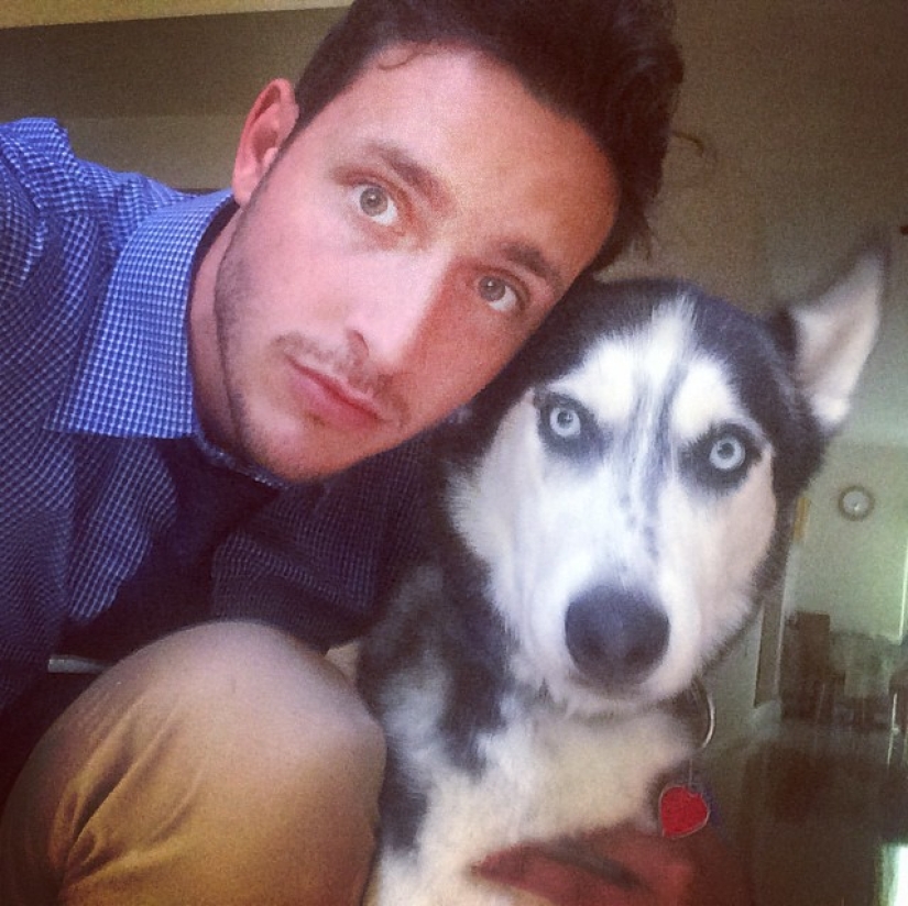 Sexy doctor and his glorious husky!