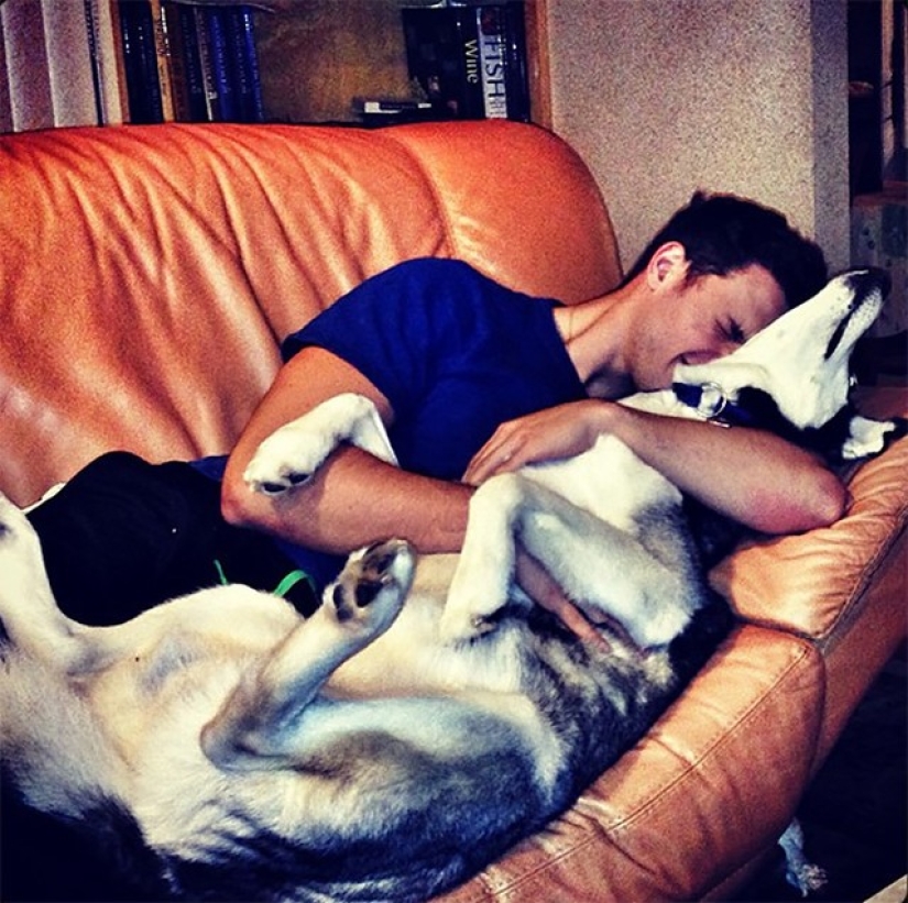 Sexy doctor and his glorious husky!