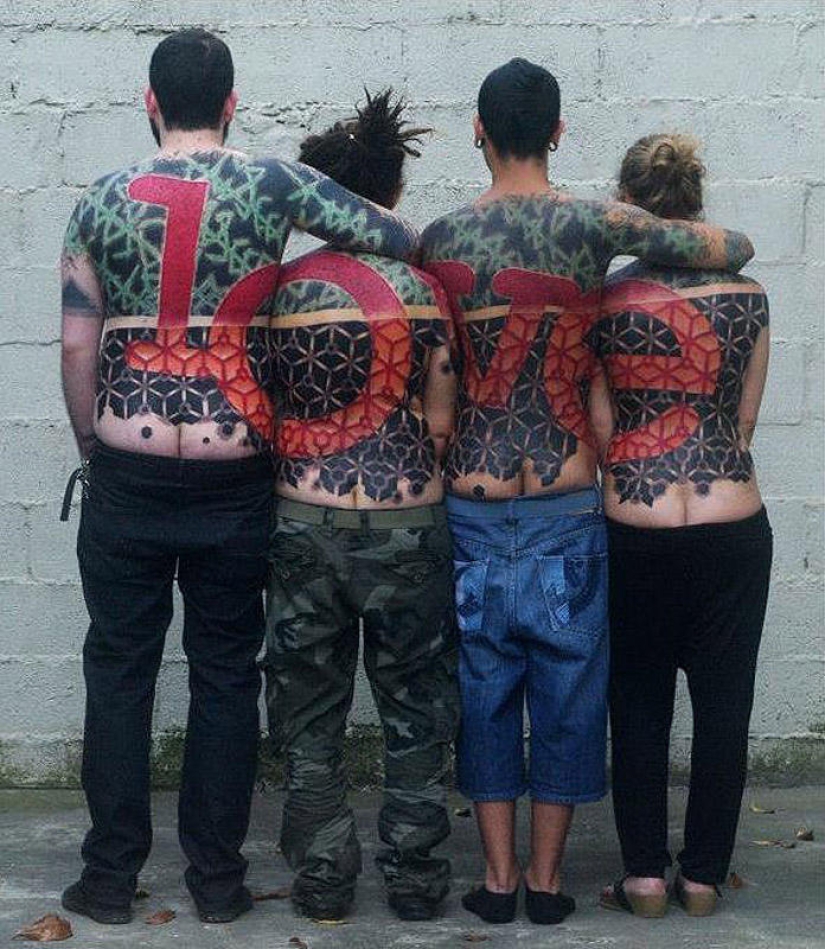 Shared tattoo for two Shared tattoo for two