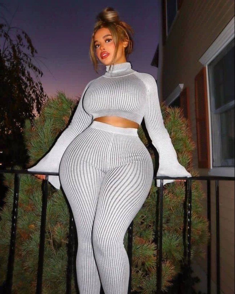 She became a TikTok star thanks to her figure: Gisele Lynette