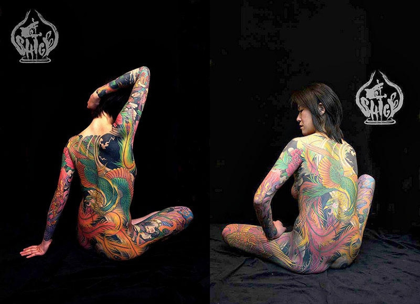 Shige is a Japanese full body tattoo artist. Shige is a Japanese full body tattoo artist.