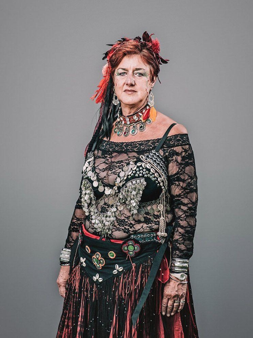 Shreks, elderly informals and other characters from the holiday Jack in green