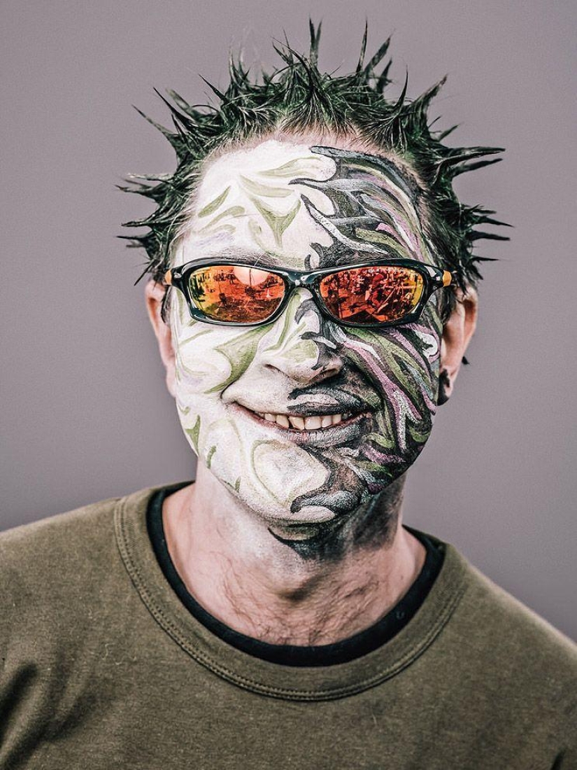 Shreks, elderly informals and other characters from the holiday Jack in green