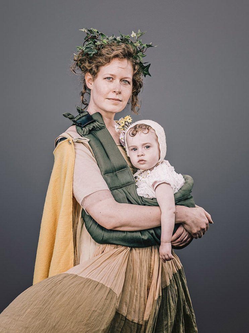 Shreks, elderly informals and other characters from the holiday Jack in green