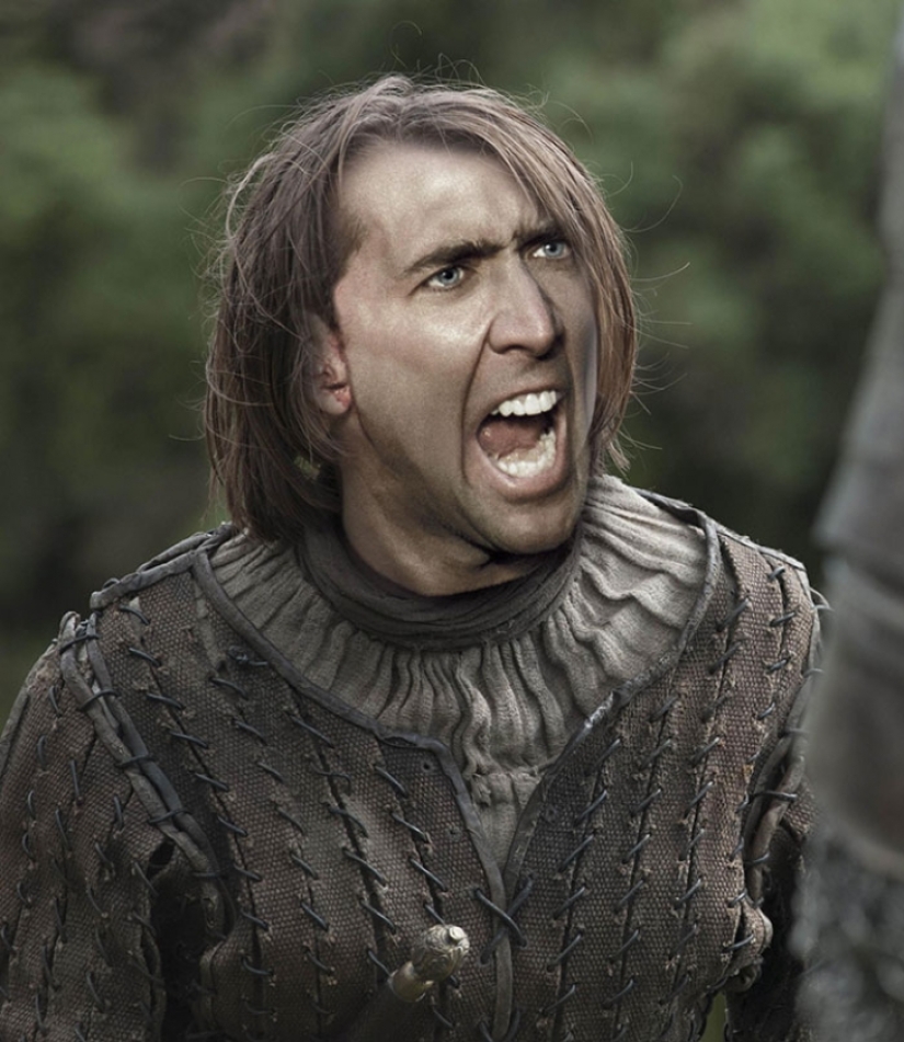 Si Nicolas Cage hiciera todos los papeles en "Game of Thrones" Si Nicolas Cage hiciera todos los papeles en "Game of Thrones"