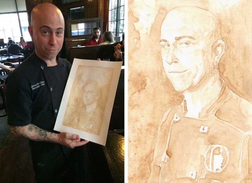 Si solo beber cerveza ya te resulta aburrido, tal vez... ¿empezar a dibujar con ella?