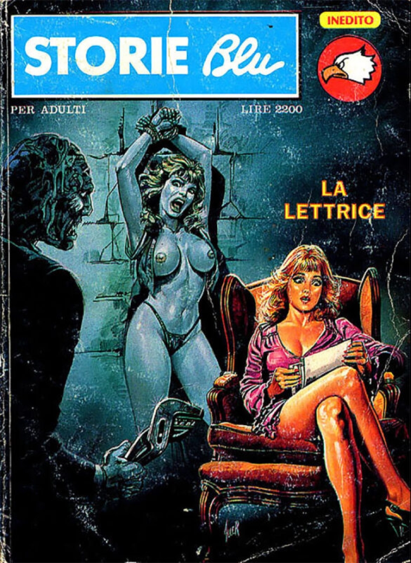 Sitio de aplicación – erótico italiano comics con elementos de misterio y... basura