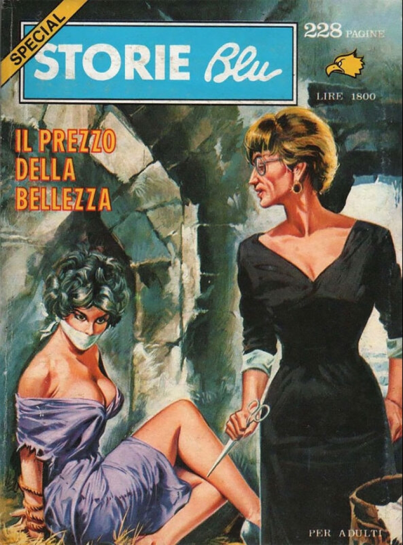 Sitio de aplicación – erótico italiano comics con elementos de misterio y... basura