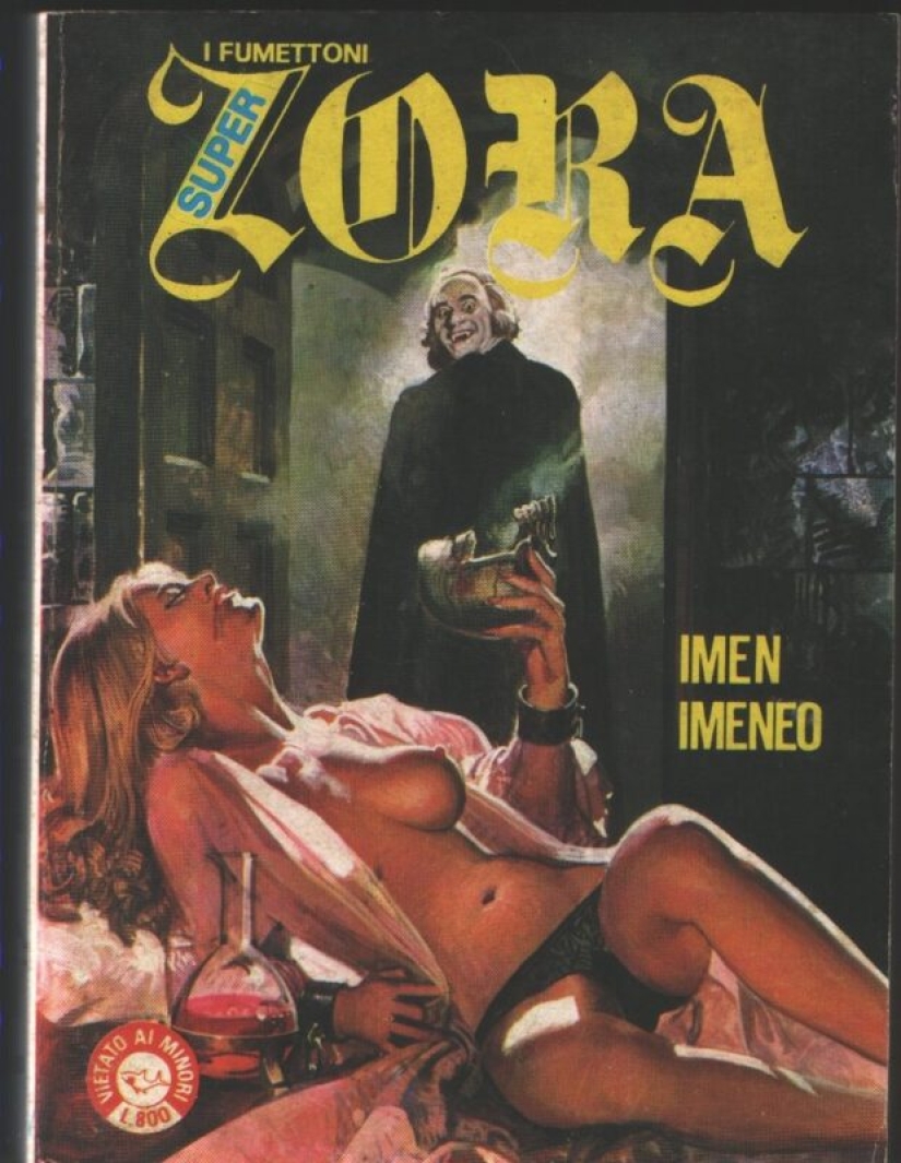 Sitio de aplicación – erótico italiano comics con elementos de misterio y... basura