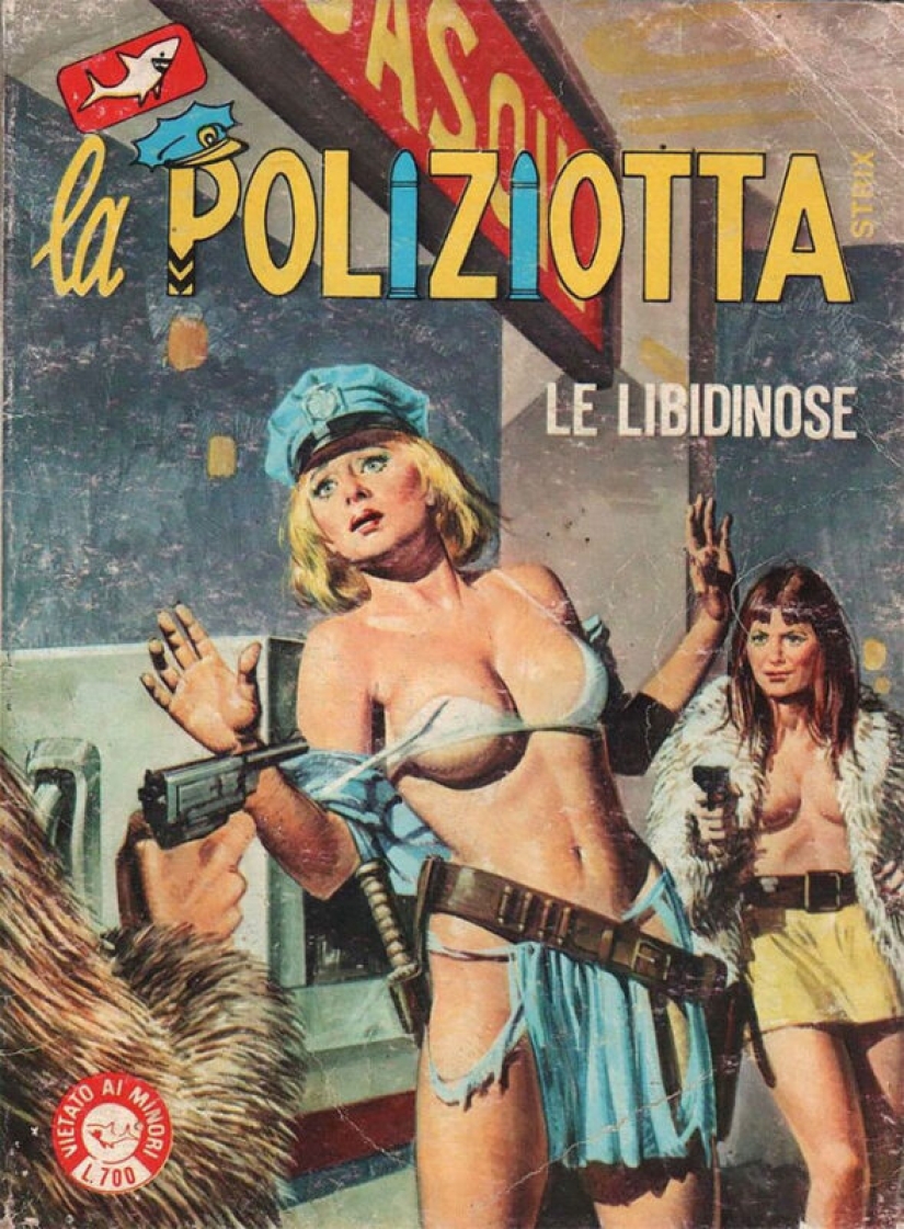 Sitio de aplicación – erótico italiano comics con elementos de misterio y... basura