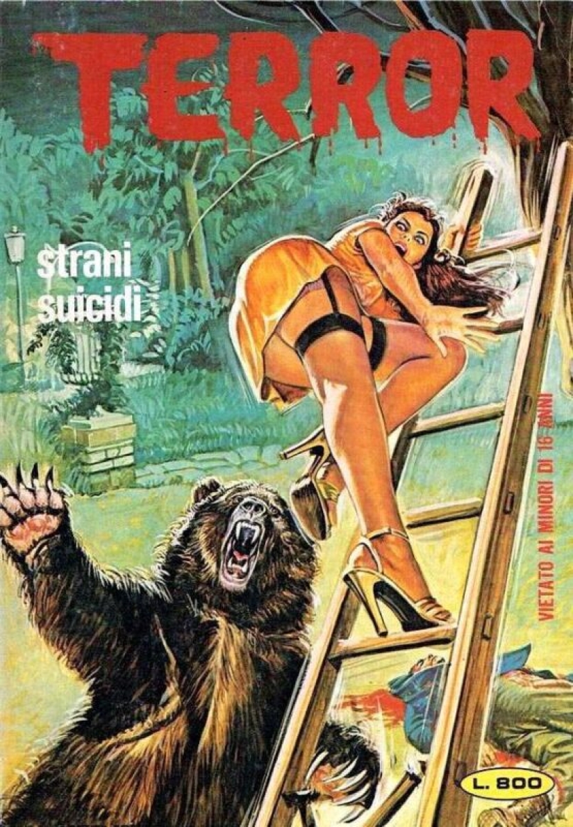 Sitio de aplicación – erótico italiano comics con elementos de misterio y... basura