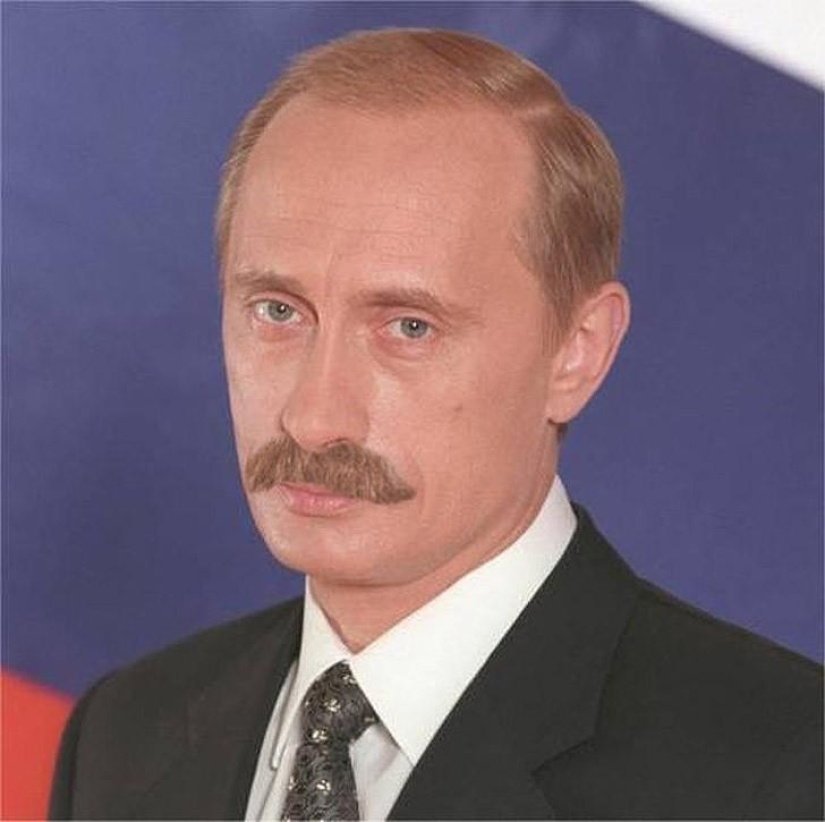 Sitio inusual de fanáticos del bigote para Putin Sitio inusual de fanáticos del bigote para Putin