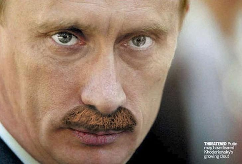 Sitio inusual de fanáticos del bigote para Putin Sitio inusual de fanáticos del bigote para Putin